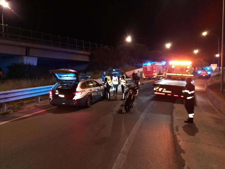 
	Il tratto di strada in cui si &egrave; consumata la tragedia

