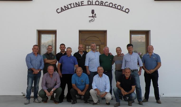 I soci delle Cantine di Orgosolo, la società è nata nel 2007