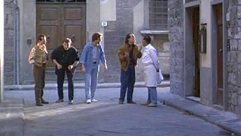 Nella foto il frame del film “I laureati” con la fuga dal ristorante senza pagare il conto