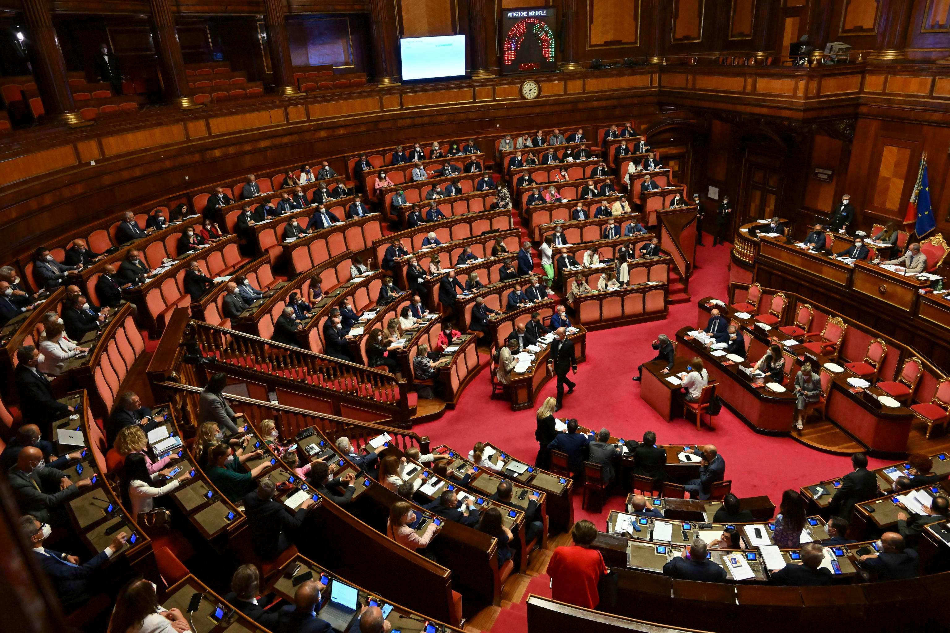 L’aula del Senato (foto di archivio)