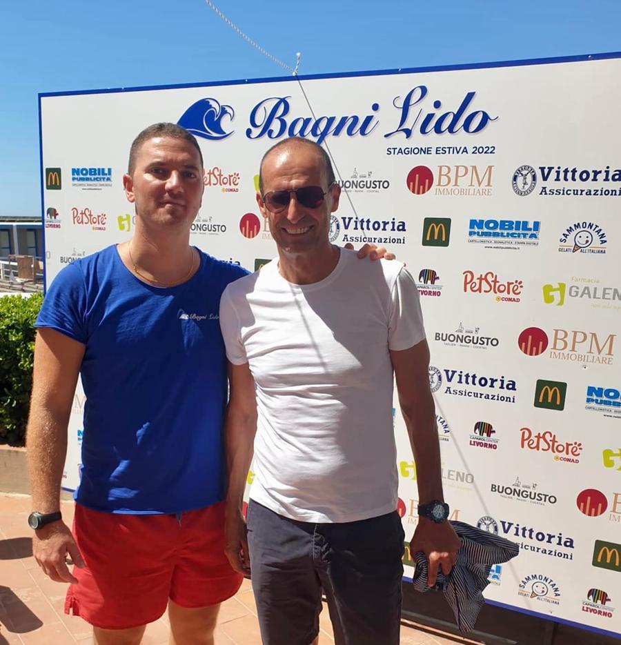 
	Mister Massimiliano Allegri ai Bagni Lido


