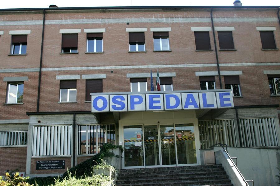 
	L'ingresso dell'ospedale Magati di Scandiano

