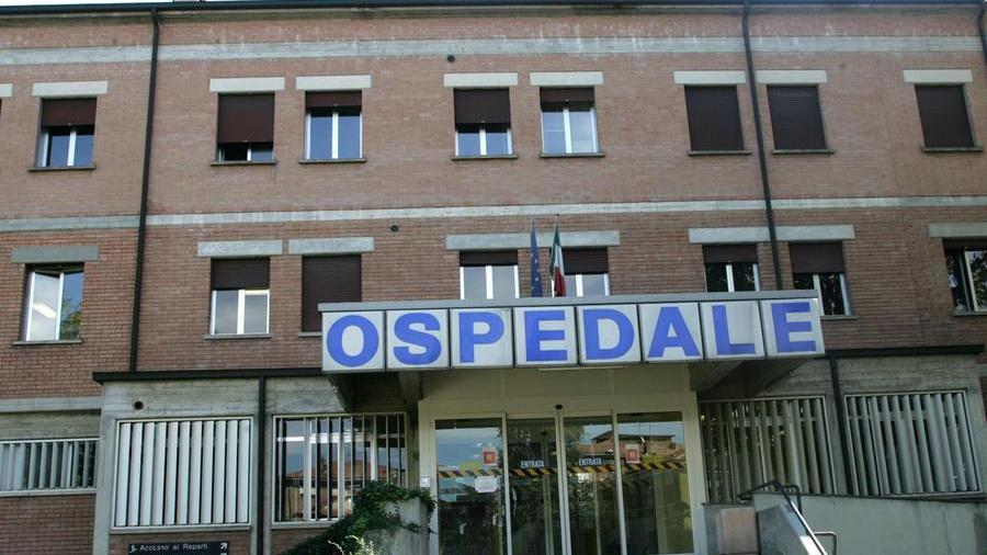 L'ingresso dell'ospedale Magati di Scandiano