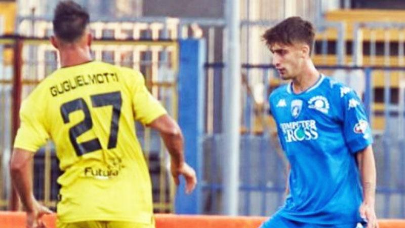 Mattia Viti con la maglia dell’Empoli: un altro gioiello venduto a peso d’oro dall’Empoli che ricava una massiccia plusvalenza