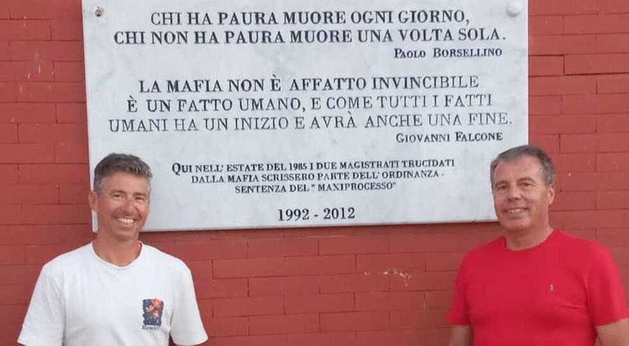 
	Gian Maria Deriu e Manfredi Borsellino

