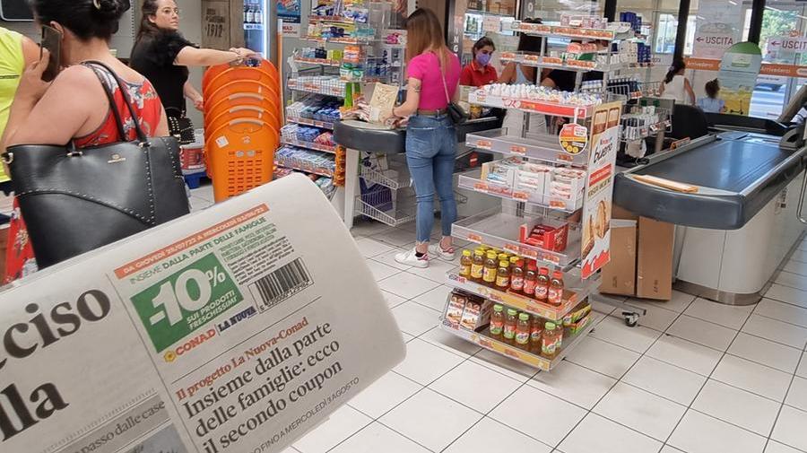 Un supermercato Conad a Nuoro