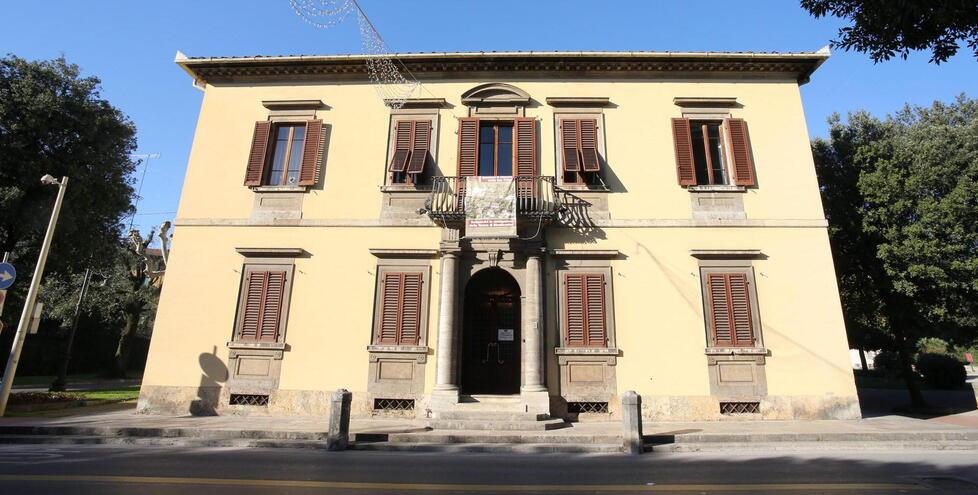 La Palazzina Regia sede della società Terme spa a Montecatini