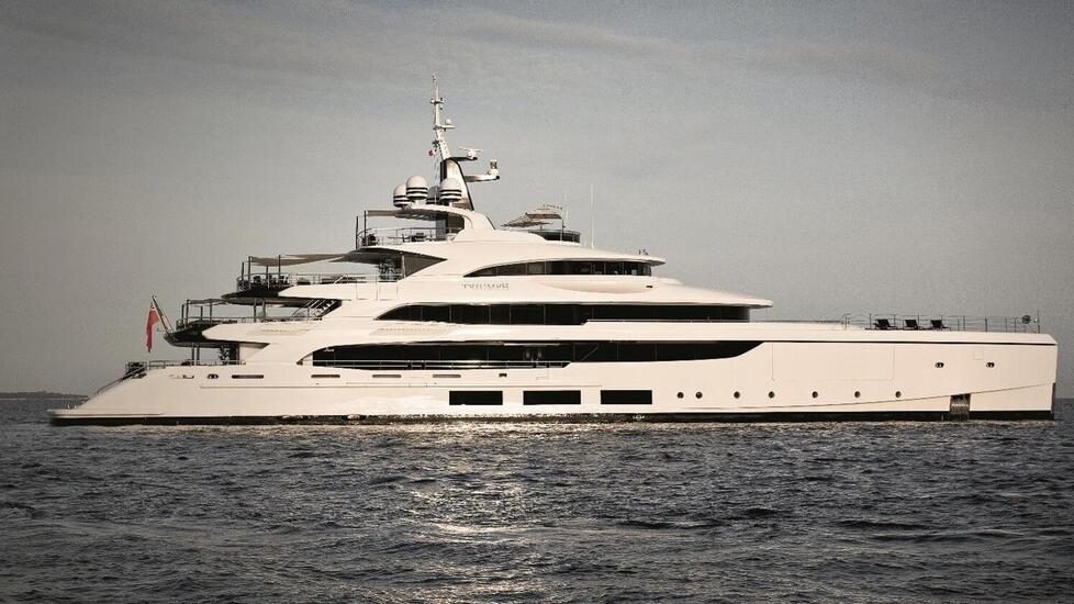 Il Triumph, uno dei più recenti megayacht varati da Benetti, 65 metri, sul podio al World Superyacht Awards