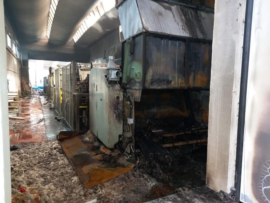 
	I danni provocati dall'incendio a San Giusto

