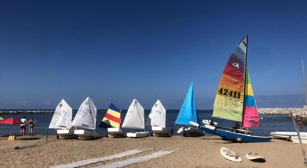 La base del Circolo nautico San Vincenzo
