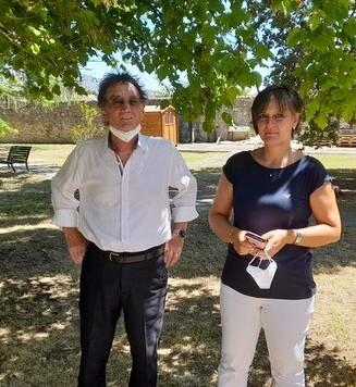 Il presidente della Rsa Remaggi Cecchi e la nuova direttrice Chiara Bucalossi