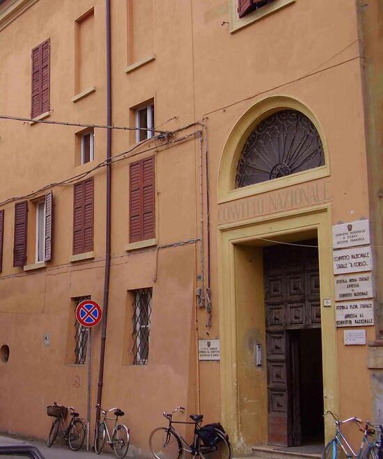 Danni dal sisma Lavori sulla volta dello scalone del Convitto Corso