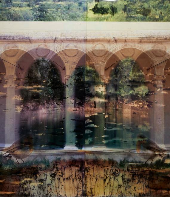 “Sedimentazioni liquide” di Paola Babini arte sotto le mura di Castelnuovo 