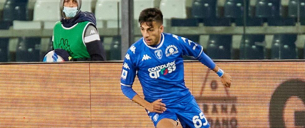 Il terzino sinistro Fabiano Parisi