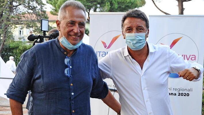 Alessandro Cosimi il leader di Italia Viva e l’ex premier Matteo Renzi