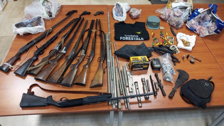 Bracconieri in azione a Gutturu mannu: due denunce