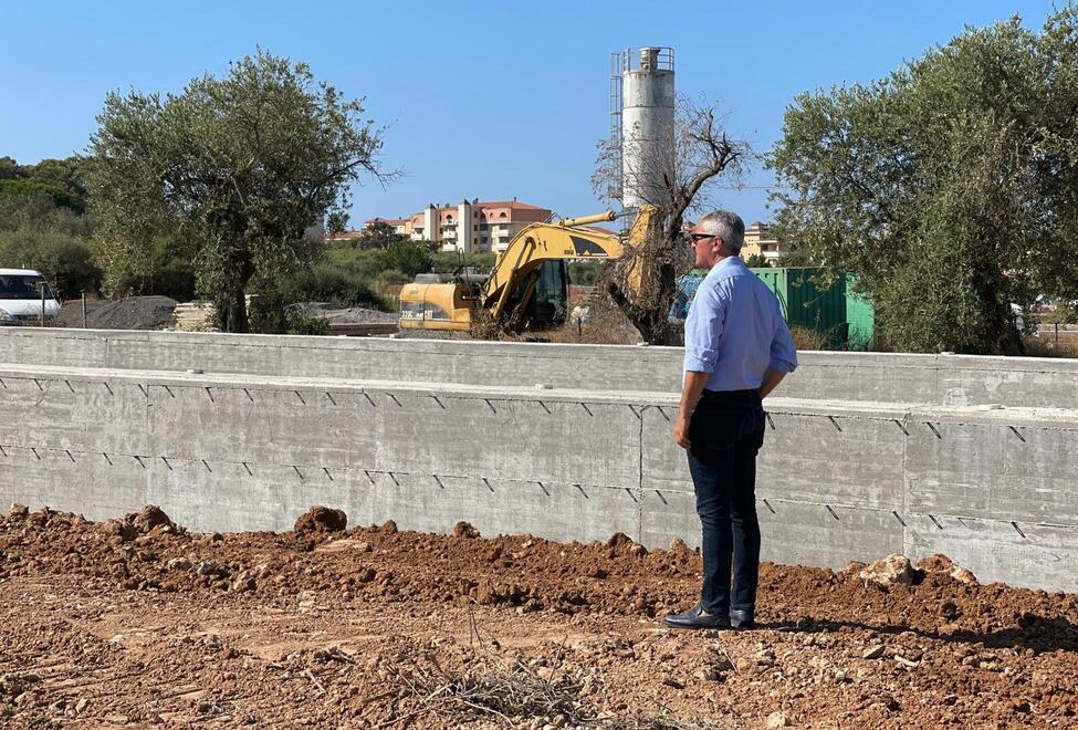 Il sopralluogo del sindaco Conoci