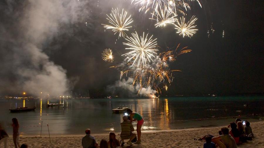 I fuochi d'artificio a Golfo Aranci
