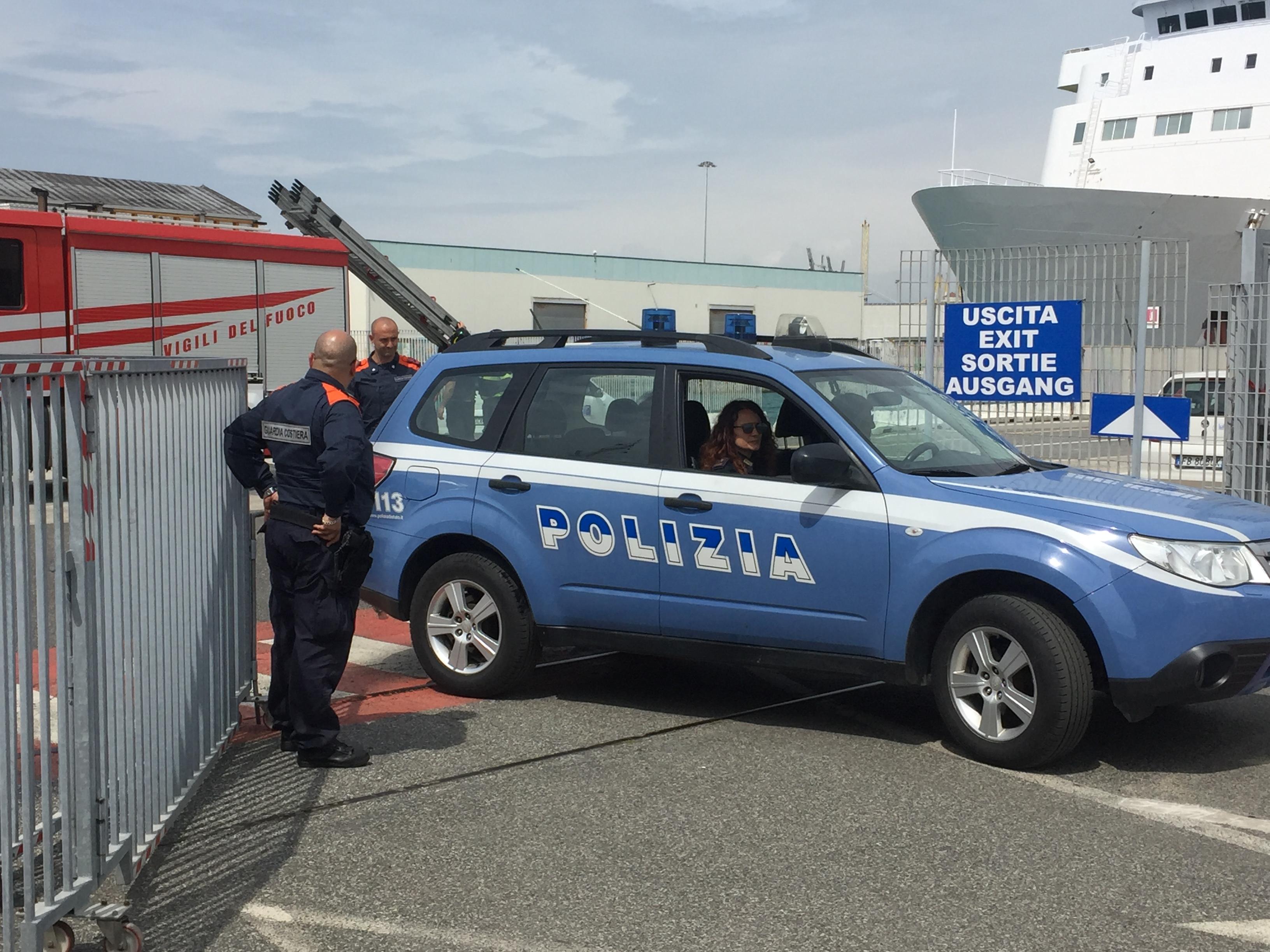 Un mezzo della polizia