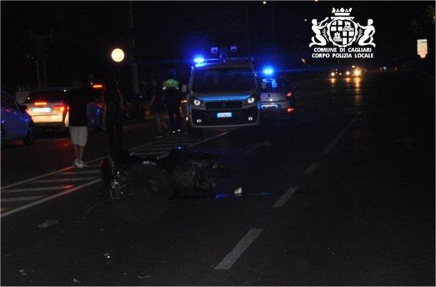 Quattro incidenti stradali con feriti gravi a Cagliari