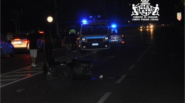 Quattro incidenti stradali con feriti gravi a Cagliari