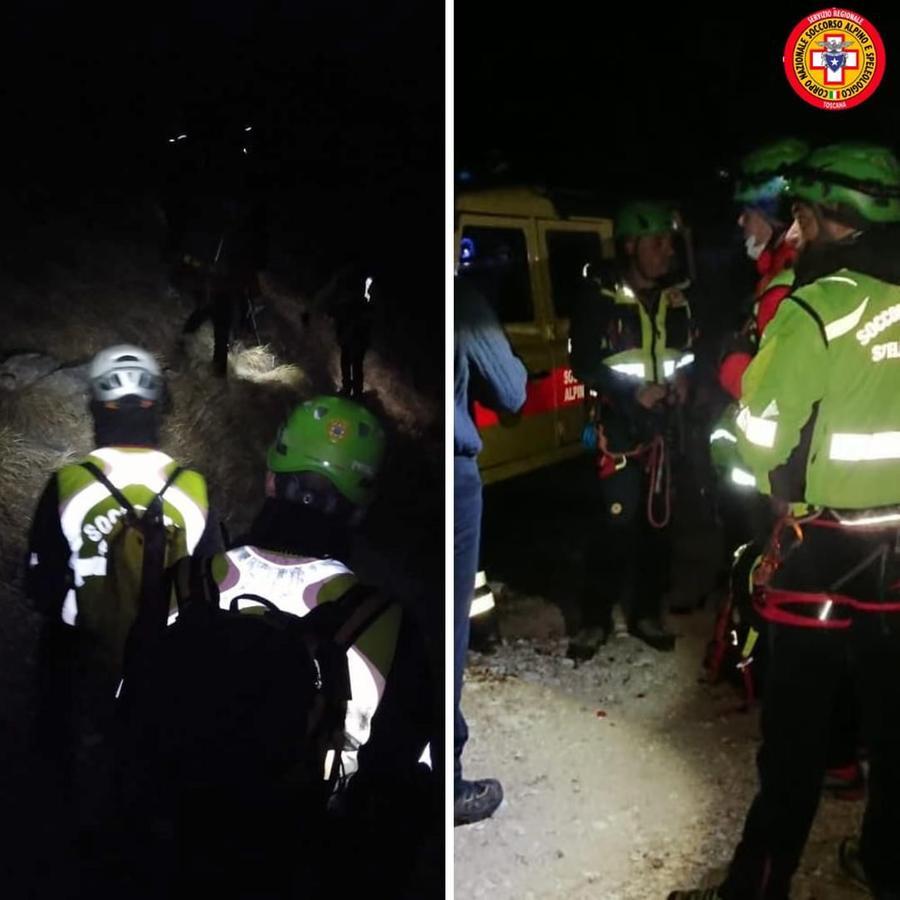 Stazzema, coppia di escursionisti si perde: ritrovati dopo ore di ricerche 
