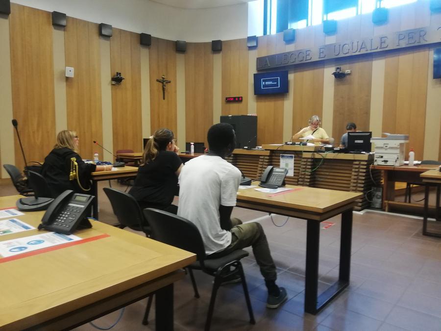 
	Una fase dell'udienza

