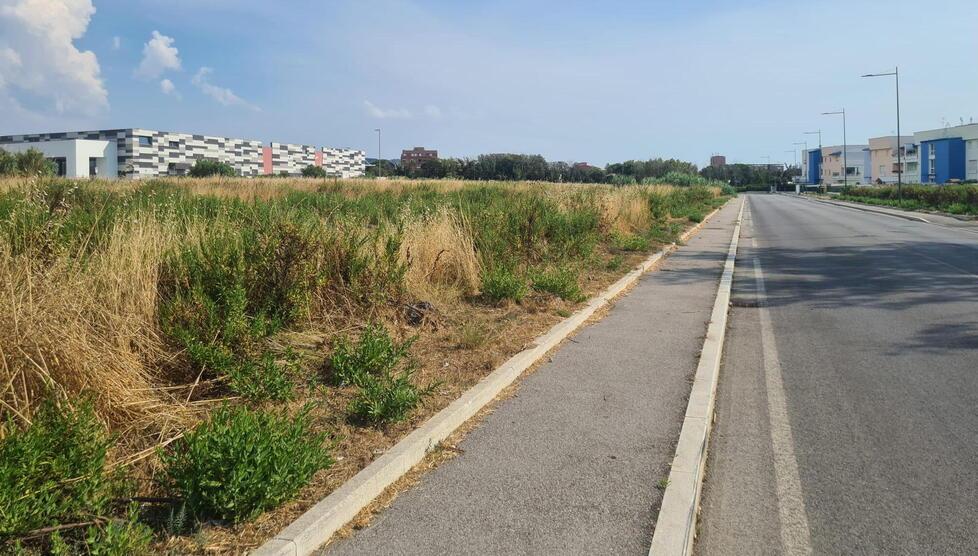 Nella foto di Daniele Stefanini una visuale dell’area  tra il centro commerciale e via Primetta