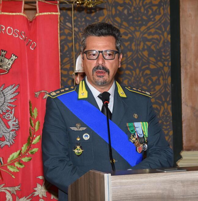 Il nuovo comandante della finanza