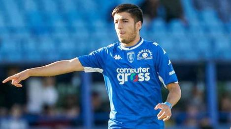 Fabiano Parisi con la maglia dell'Empoli
