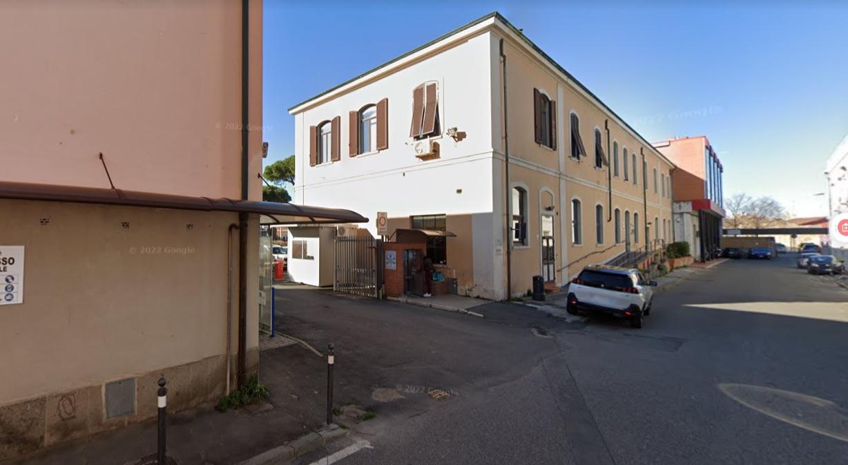 L’ingresso della sede Asa in via del Gazometro