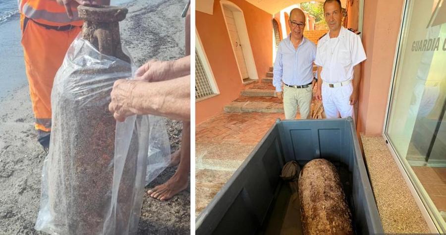 Costa Smeralda, un’anfora romana nella sabbia di Porto Paglia