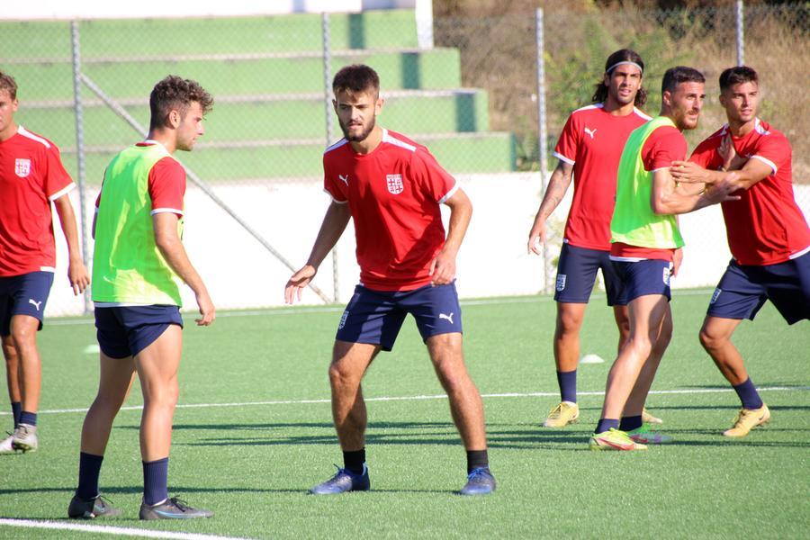 
	L'allenamento del nuovo giocatore Jonas Heinz (foto Ivan Nuvoli)

