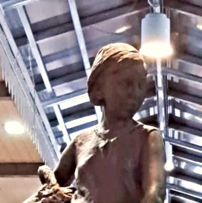 Mercato, un paravento per la Fanciulla da restaurare