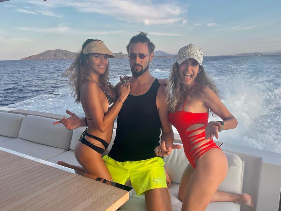 
	Delia Duran, Alex Belli e Maria Mons&egrave;

