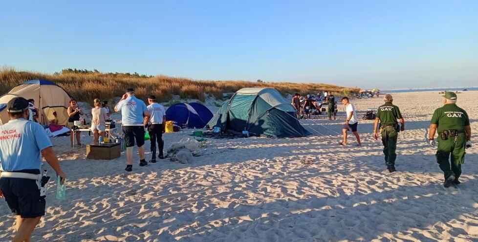 Un controllo interforze alle Spiagge Bianche effettuato nei giorni scorsi
