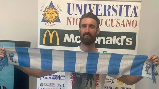 Andrea Piazza durante la presentazione nella sede del Caparol Store Center nuovo partner della PL
