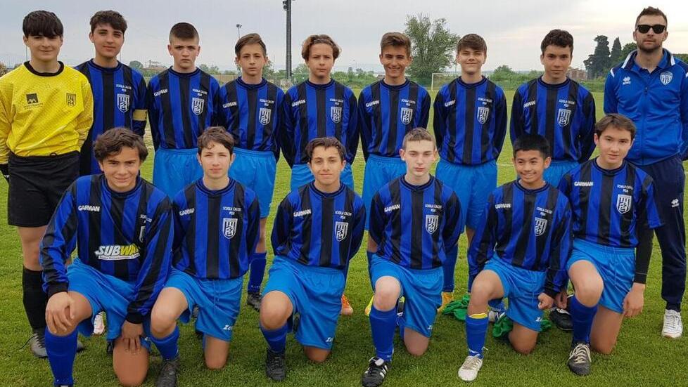 La squadra degli Allievi B della Freccia Azzurra composta da ragazzi nati nel 2007