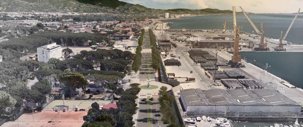 Il render degli ambiti sulla viabilità
