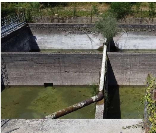 Un’immagine  dell’invaso di Groppoli, nel comune di Mulazzo