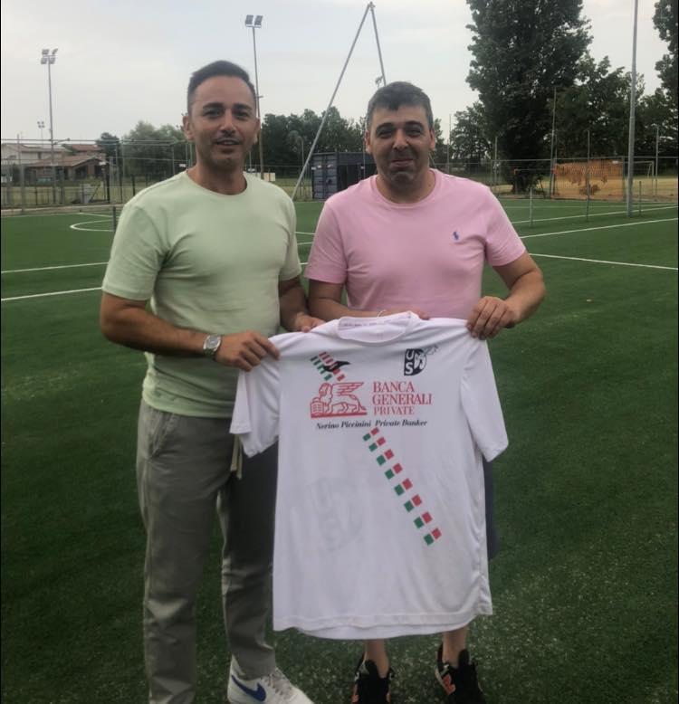 
	Andrea Di Martino con il ds Luca Martignoni

