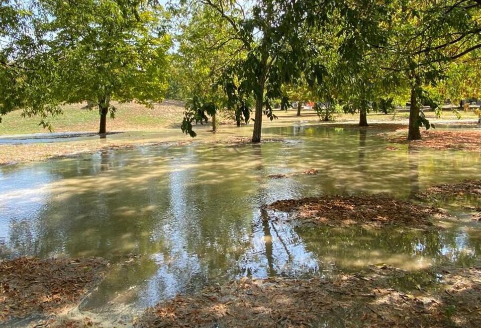 Modena Si allaga il parco Amendola
