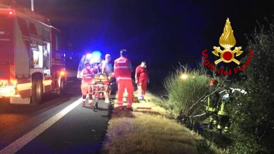 Terralba, l’auto finisce in cunetta: feriti un ragazzo e una ragazza