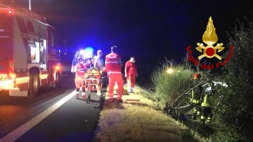 Terralba, l’auto finisce in cunetta: feriti un ragazzo e una ragazza