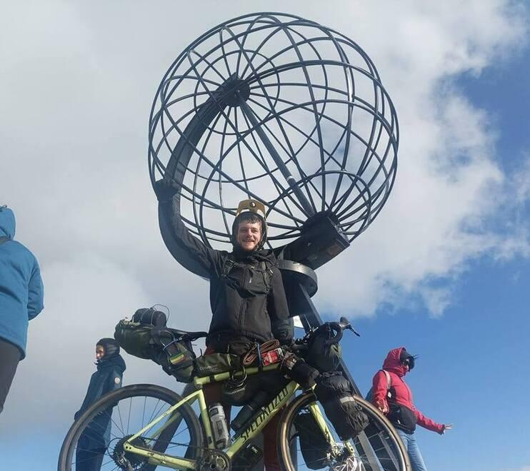 A Capo Nord in bici, il sogno di Filippo è diventato realtà