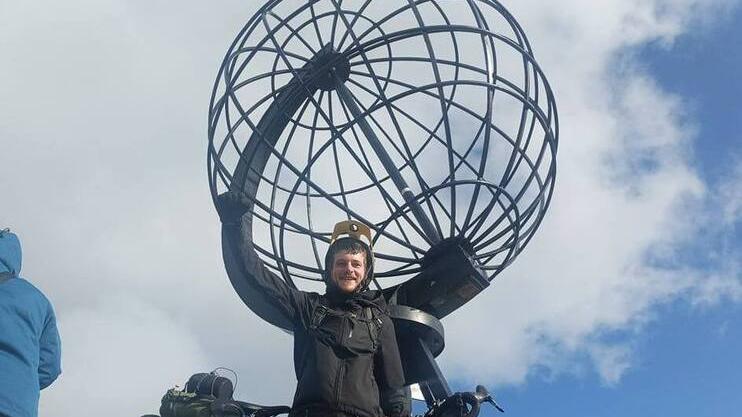 A Capo Nord in bici, il sogno di Filippo è diventato realtà