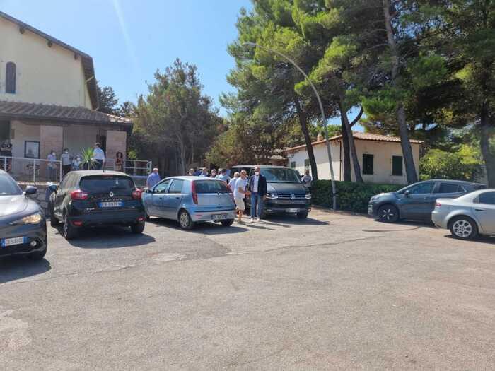 Alghero, la prima uscita pubblica di Mattarella