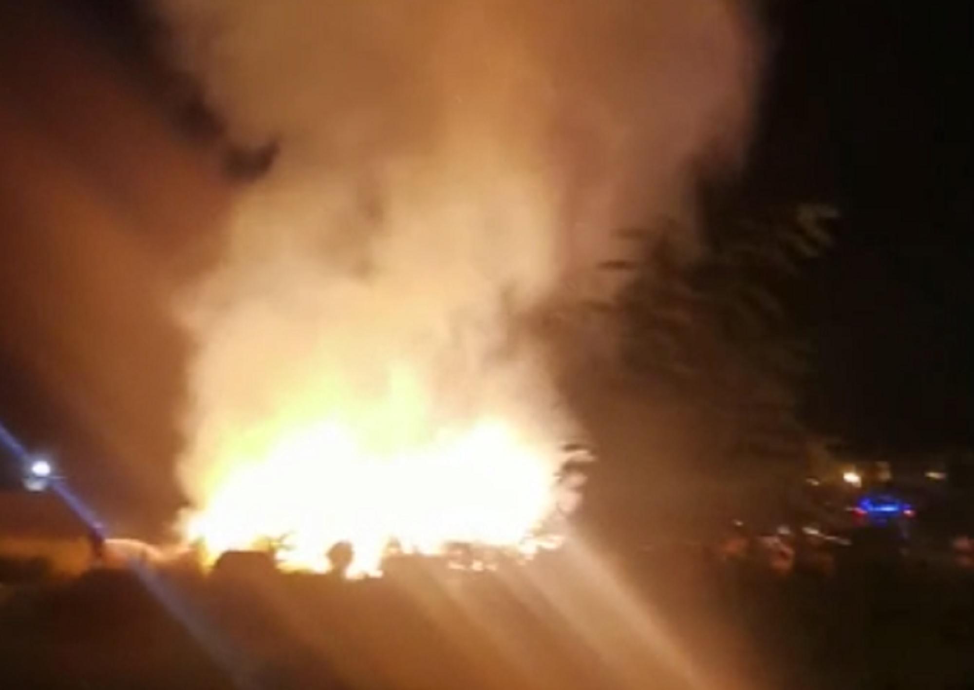 L'incendio alle Cinque Querce