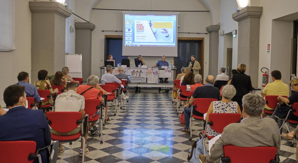 Il pubblico presente al convegno organizzato da Ail in Comune