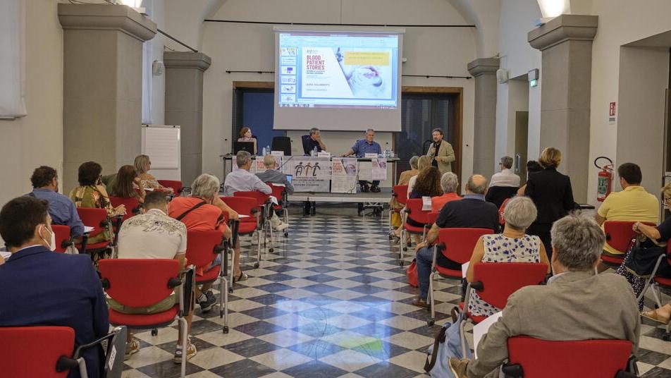 Il pubblico presente al convegno organizzato da Ail in Comune
